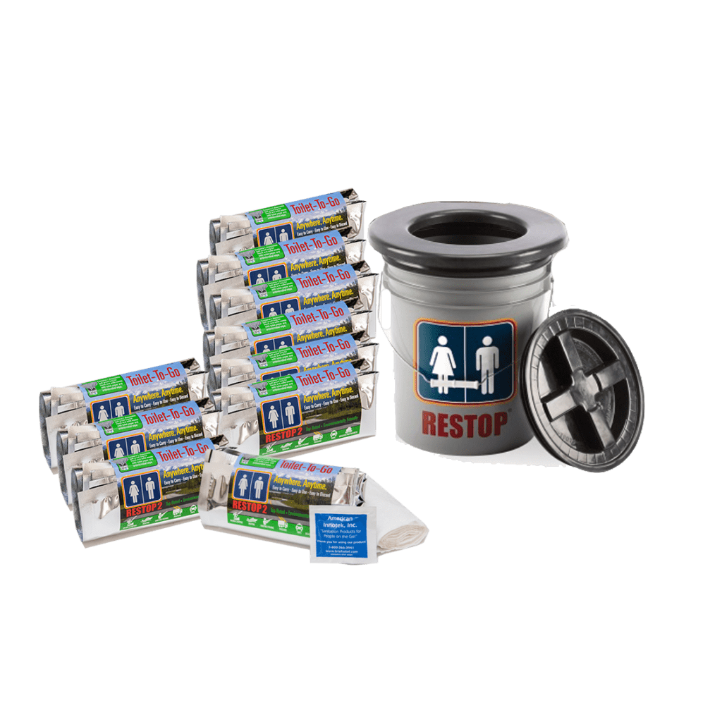 RS510 Commode System Kit with RS2 Waste Bags (10) Restop